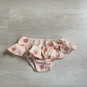 Play UP Cotton skirted bloomers peach print 12M
